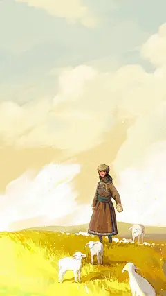 唯美梦幻插画图片手机壁纸