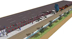 沥青路面施工