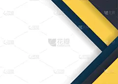 现代简单的蓝色和金色抽象背景。适用于名片，演示文稿，传单，小册子，打印，和证书模板。