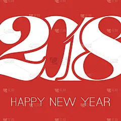 新年贺卡背景- 2018