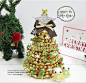 用巧克力diy漂亮圣诞树 (1)