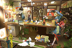 一年一班一仔同学采集到插画-小房子