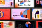 潮流酸性企业品牌营销策划演示文稿设计PPT模板 Right Co Brand Gradient Google slides