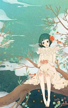哈鲁 清新少女小漫画 萝莉 漫画 清新 手绘 少女漫画 原创漫画 CG 