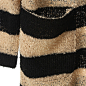 TS转向 2012秋冬新款女装韩版长袖宽松条纹长款毛开衫卫衣外套 女 原创 设计 2013