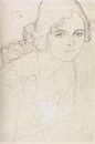 Gustav Klimt sketch: In-depth analysis and art prints at: gustavklimtthekis...