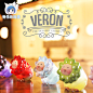 狮花猪甜甜花园盲盒一套全套可爱少女心潮玩摆件公仔直播拆VERON-淘宝网