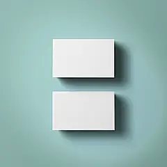 简约时尚名片样机素材