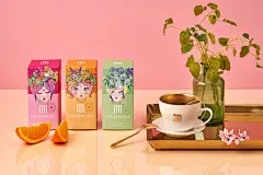 I'M TEA 茶 花茶 插画 女孩 设计 花朵 包装 品 艺术
