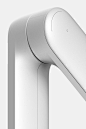 This may contain: a close up view of the side of a faucet