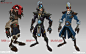 NPC Armors, Johnson Truong : NPC Armor concepts for Wildstar.