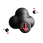 元宇宙 虚拟现实 比特币 nft 3D图标Cloud Download_2