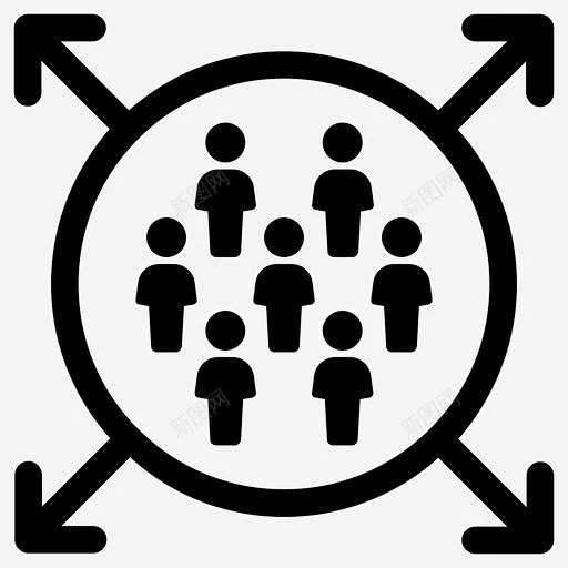 容量规模扩张图标 页面网页 平面电商 创意素材-花瓣网