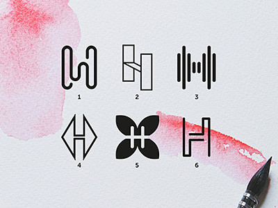 H exploration typogr...