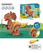MKP810667 [BOX/W]DIY assembly dinosaur 窗盒DIY拼装恐龙 MKTOYS,美佳玩具 品类齐全的中国玩具出口商