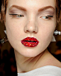 Cristal lips Dior fashion show 2013