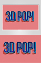 pop字体