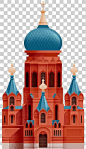 哈尔滨圣索菲亚大教堂-旅游城市地标系列插画下载
