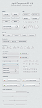 light_corporate_ui_kit_by_loreleyyy-d4c28b4.jpg (590×1500)