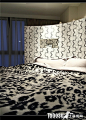 现代简约卧室床头壁纸效果图大全—土拨鼠装饰设计门户