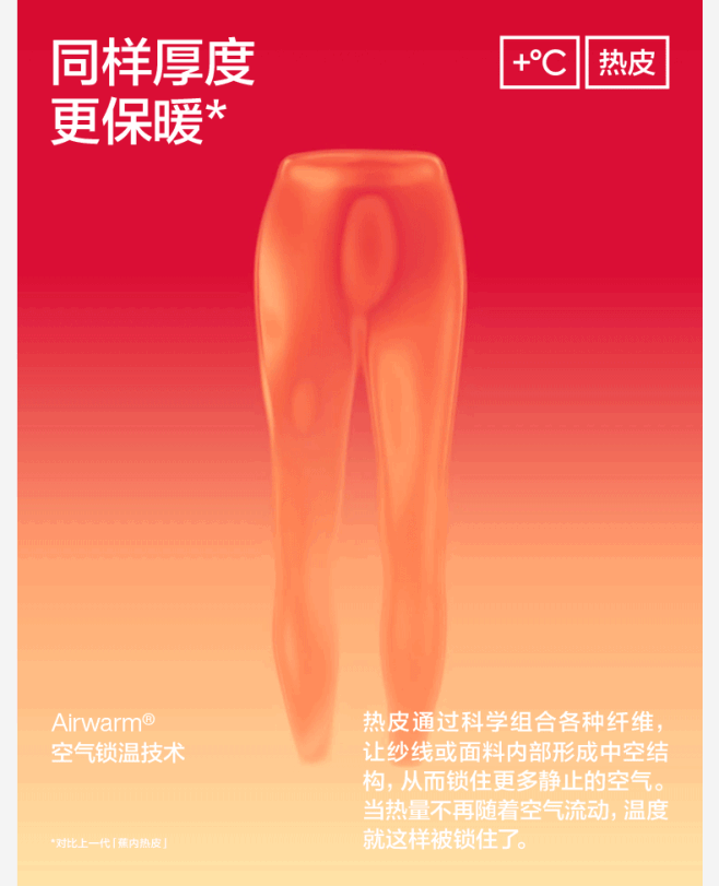 蕉内306++热皮瑜伽裤提臀塑形吸湿排汗...