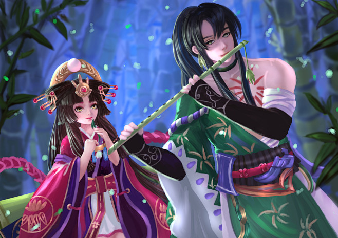 阴阳师辉夜姬x万年竹