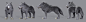 Stylized Forest Animals - Bear / Wolf / Boar