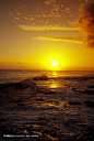 夕阳黄昏海浪素材图片下载