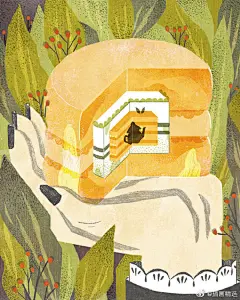 插画师Wenjia Tang，她的插画作品色调温暖而又明快活泼的颜色，作品内容融合了中国传统文化、日式美学和欧美潮流等多种元素，使得画面风格别具一格。#插画分享# ​​​​