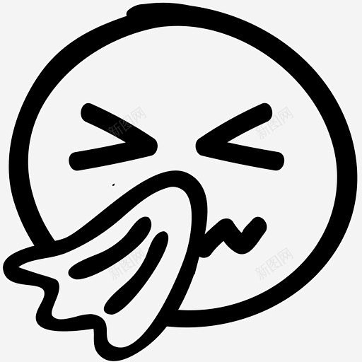 疾病感冒面部图标 免费下载 页面网页 平面电商 创意素材
