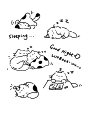 简笔画打卡18100｜睡觉猫咪 - 小红书
