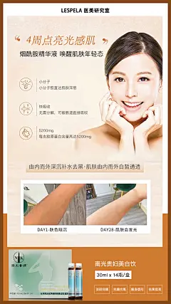 南光美白饮海报2