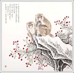 兜底儿网画家张永权生肖猴作品赏析三 - 兜底动态 - 兜底儿网