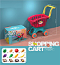 MKA422486 TAKE-APART SHOPPING CART 盒庄拆装购物车 MKTOYS,美佳玩具 品类齐全的中国玩具出口商
