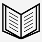 书籍开源开放书籍图标 标志 UI图标 设计图片 免费下载 页面网页 平面电商 创意素材