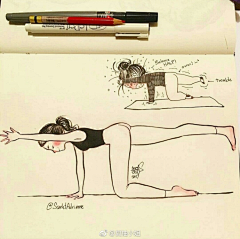 木易琳蓝采集到简笔画