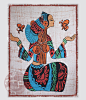 苗族布艺画 民族风酒吧客栈装饰画 无框画 尺寸66*88cm左右-淘宝网