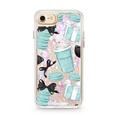 部分在途 Casetify iPhone 678PX 蒂凡尼咖啡杯Tiffany流沙手机壳-淘宝网