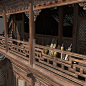 Chinese Old Wooden House 3d model - CGStudio