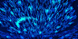 发射轨迹 层峦叠嶂 深浅蓝色 绚丽发散设计背景 BJ000028