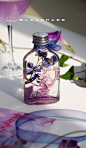 流金玫瑰浮游花植物标本永生花真花玻璃瓶创意生日礼物干花摆件-淘宝网