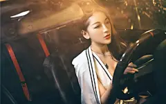 超模沈璐奔驰写真曝光  模特沈璐壁纸