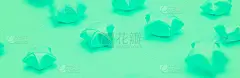固体水平海蓝宝石背景与纸星星在儿童风格。剪贴簿的模板。