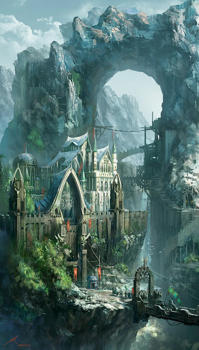 手绘场景