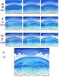 还不会画海水？分享画师haneRU的水面画法参考,这个世界绝对不能错过海的沁人心脾.！！！ ​​​​