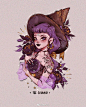 暗夜里的百变女巫，
,
像是掉落人间的星星。
,
人物插画、漫画师
,
roytheart_ ​​​​