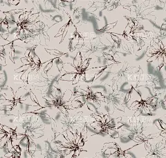 手绘花线条花  - 源文件下载【酷图网】手绘花,大牌花,线条花,数码印花,乱花