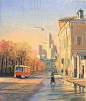 他的作品被许多私人收藏。
其作品以城市风景画为主。