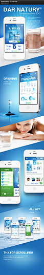 Nestle Waters Concept App on Behance