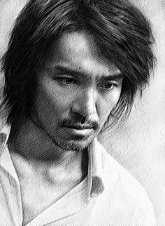 周星驰素描肖像一个人一条路嗯慌采集到星爷 周星驰采集周星驰一个人
